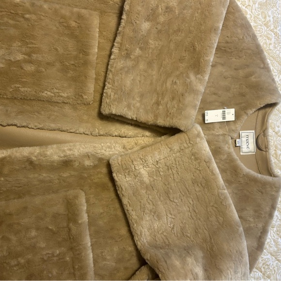 Maeve Cozy Tan Teddy Jacket - Picture 3 of 5